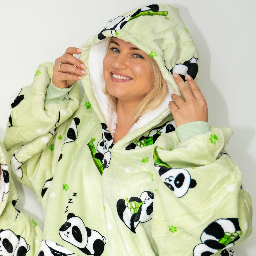 Panda - Hoodie Blanket – The Wooliee